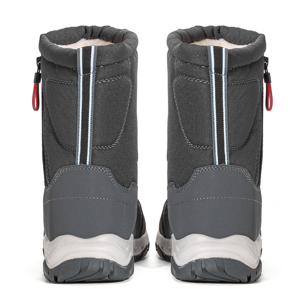 Dames Winter Laarzen met Zijrits - Waterdichte, Antislip, Duurzame Sneeuwlaarzen met Warme Voering