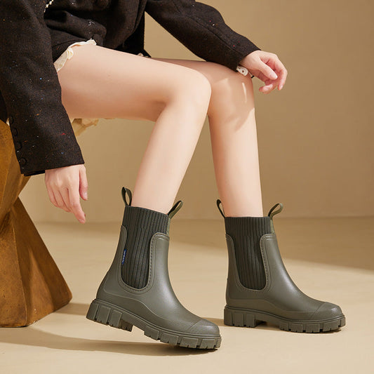 Regenlaarzen – Waterdicht met Antislipzool, Perfect voor Regenweer