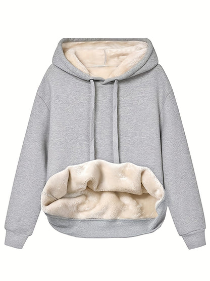 Dames Fleece Hoodie met Capuchon | Perfect voor Casual Dagen