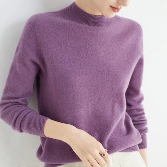 Gestrickter Kaschmirpullover Damen – Luxuriöser und weicher Winterpullover aus Kaschmirwolle