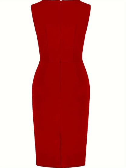 Dames Bodycon Jurk Zonder Mouwen – Elegant & Tijdloos voor Elk Seizoen