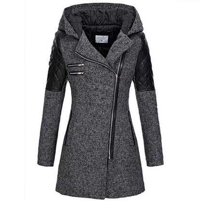 Vintage Lange Winterjacke Damen – Warm & Stilvoll für Herbst/Winter