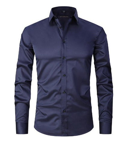Heren Stretch Overhemd – Strijkvrij & Ultiem Comfort