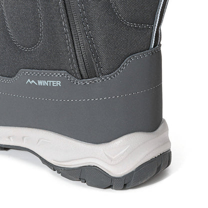 Dames Winter Laarzen met Zijrits - Waterdichte, Antislip, Duurzame Sneeuwlaarzen met Warme Voering