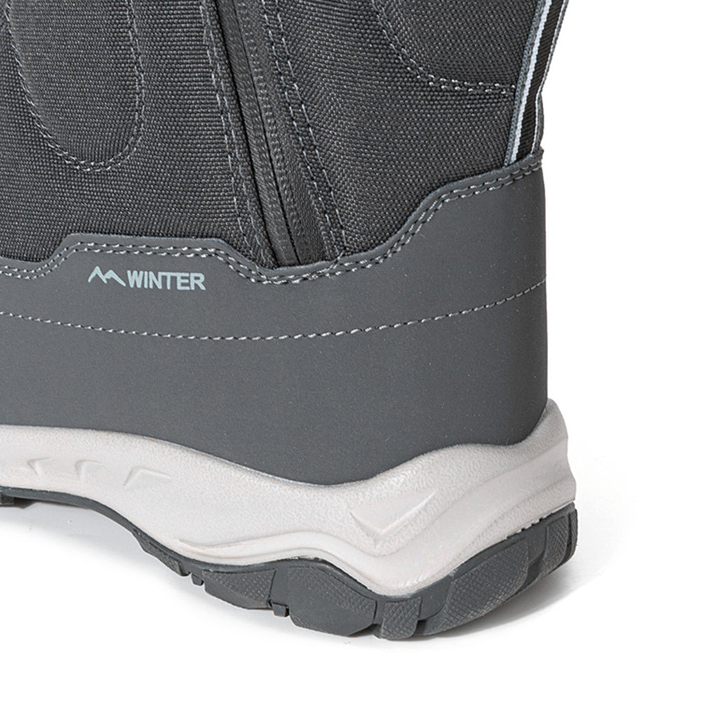 Dames Winter Laarzen met Zijrits - Waterdichte, Antislip, Duurzame Sneeuwlaarzen met Warme Voering