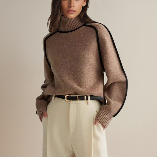 Luxe Damestrickpullover – Eleganter Gestrickter Pullover mit Zeitlosem Design