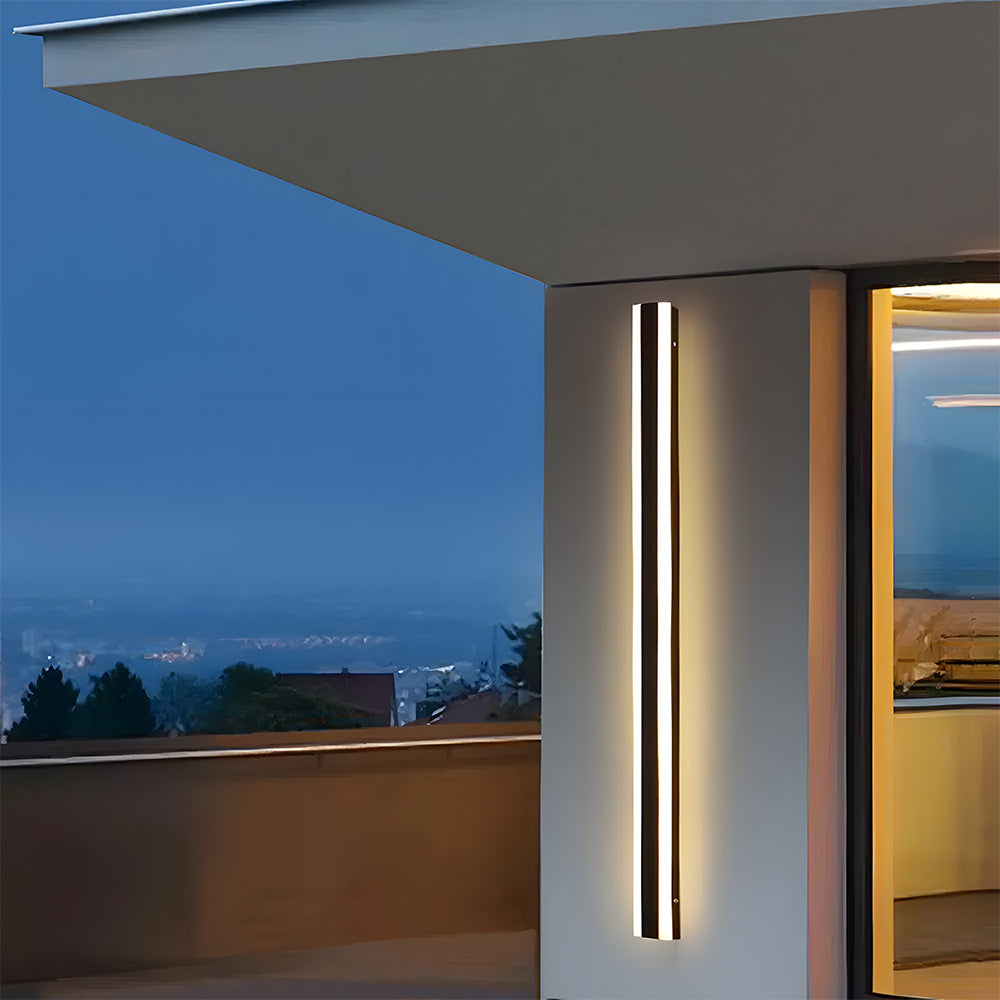 Minimalistische Buitenwandlamp – Zwarte LED Wandverlichting IP65 Waterdicht voor Moderne Gevels & Tuinen