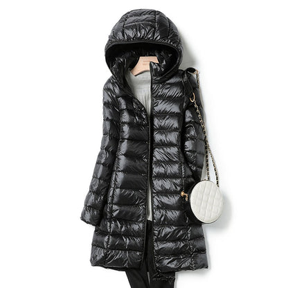Ultralichte Dames Winterjas met Afneembare Capuchon – Stijlvol en Comfortabel