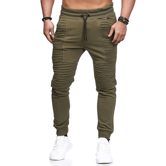 Heren Joggingbroek met Geribde Boorden – Comfortabel & Stijlvol