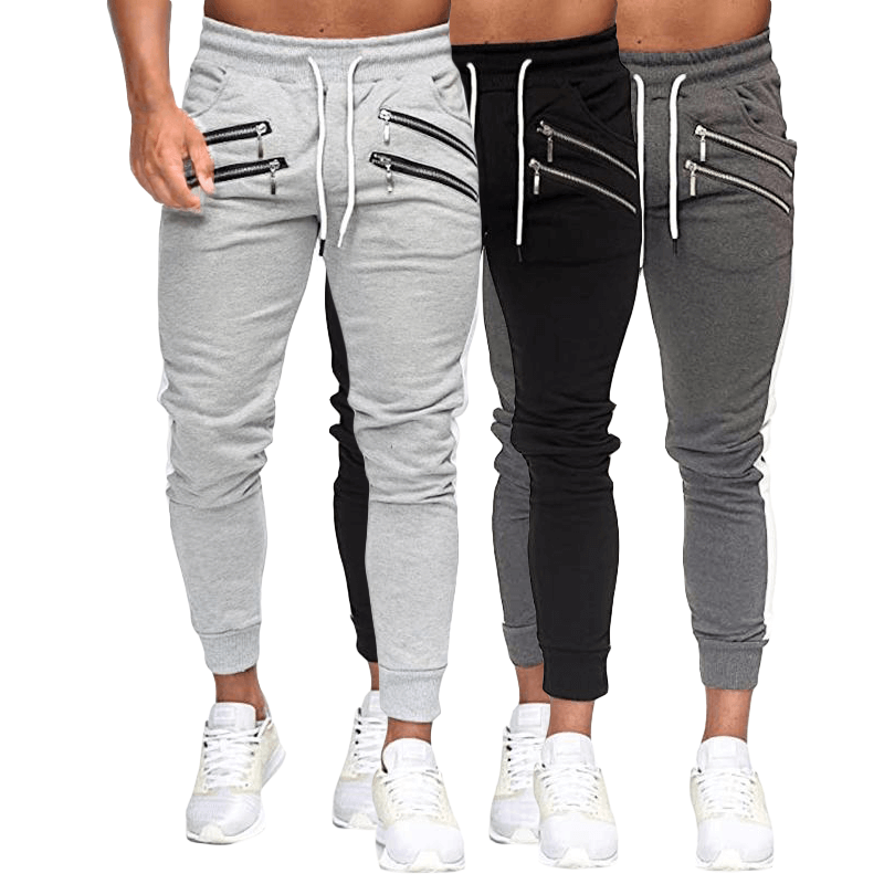 Bequeme Jogginghose für Herren mit Reißverschlusstaschen