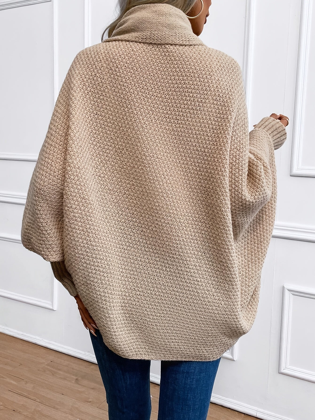 Elegante Kasjmier Gebreide Damesvest met Lange Mouwen | Perfect voor de Winter