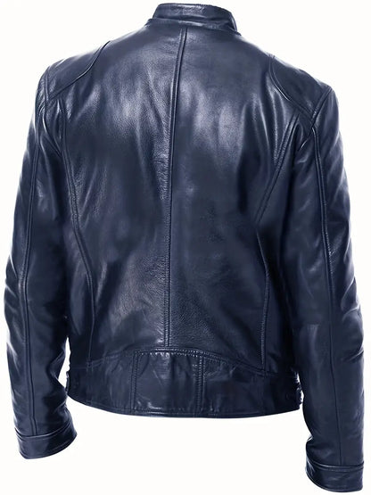 Heren Leren Jas - Tijdloze Stijl met Moderne Touch