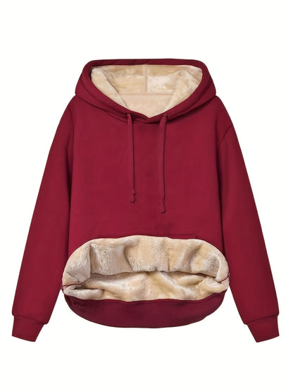 Dames Fleece Hoodie met Capuchon | Perfect voor Casual Dagen