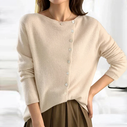 Dames Gebreid Vest met Knopen – Stijlvol & Comfortabel