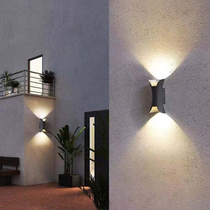 Waterdichte Buiten LED Wandlamp – IP65 Aluminium & Glas – Moderne Gevelverlichting voor Tuin & Gang