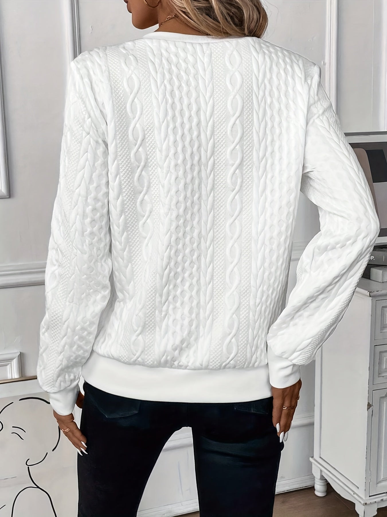 Damen Pullover mit Reißverschluss – Weicher Pullover für jede Jahreszeit