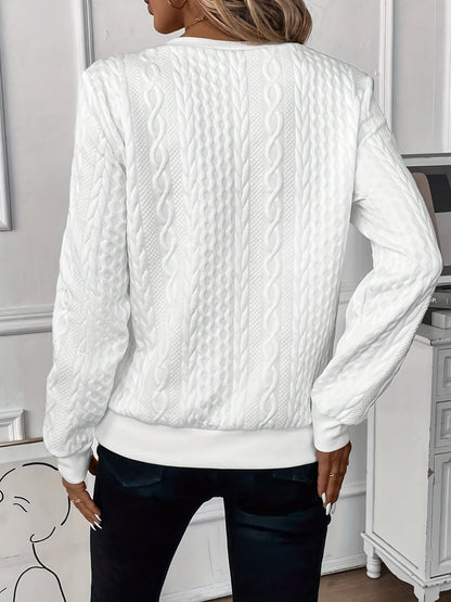 Damen Pullover mit Reißverschluss – Weicher Pullover für jede Jahreszeit