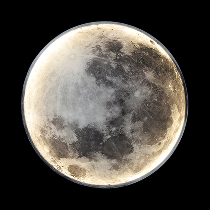 Moon Wall Light – Dimmable, Remote-Controlled LED Fixture