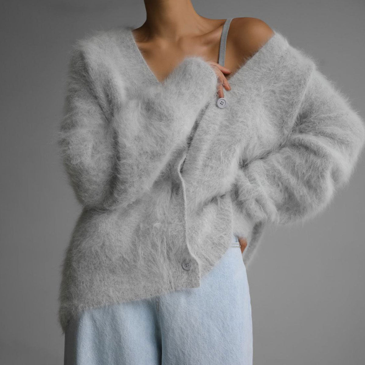 Dames Losse Casual Vest met Elegante Pasvorm