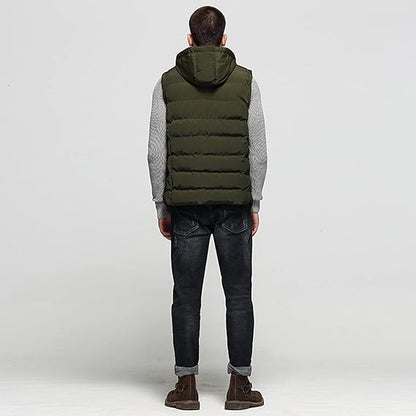 Heren gilet zonder mouwen met ruitpatroon