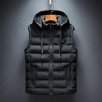 Heren gilet zonder mouwen met ruitpatroon