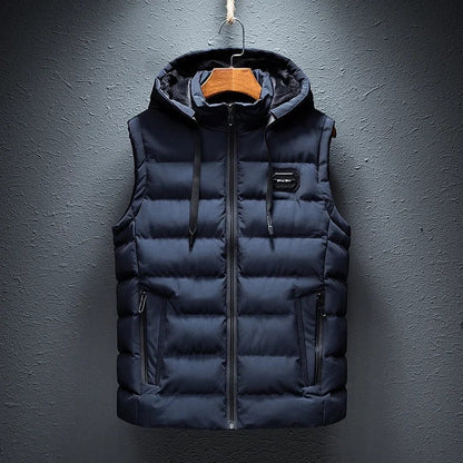 Heren gilet zonder mouwen met ruitpatroon