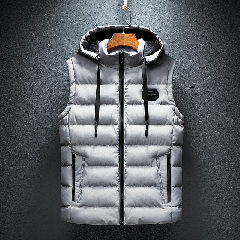 Heren gilet zonder mouwen met ruitpatroon