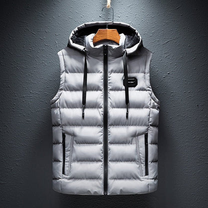 Heren gilet zonder mouwen met ruitpatroon