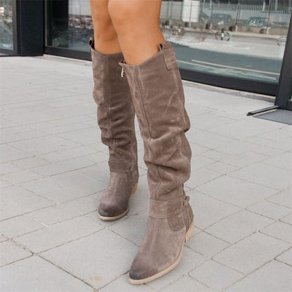 Hoge Damenstiefel – Modische Stiefel mit Bequemer Passform
