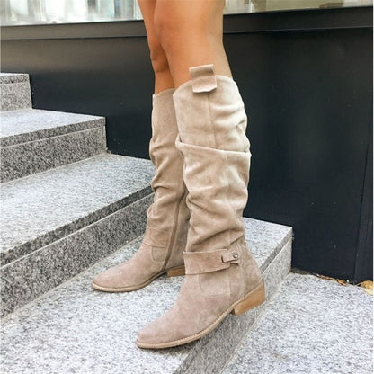 Hoge Damenstiefel – Modische Stiefel mit Bequemer Passform