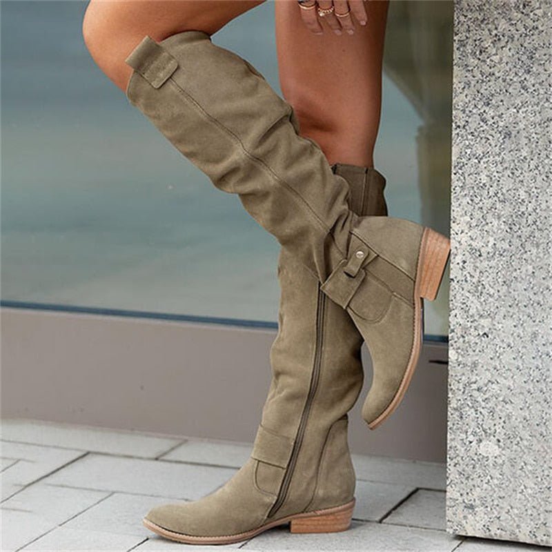 Hoge Damenstiefel – Modische Stiefel mit Bequemer Passform