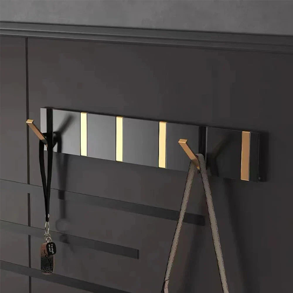 Inklapbare Wandhaak Organizer – 5 Opklapbare Haken – Roestvrij Staal – Voor Handdoeken, Tassen, Sleutels & Meer