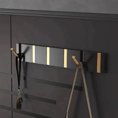 Inklapbare Wandhaak Organizer – 5 Opklapbare Haken – Roestvrij Staal – Voor Handdoeken, Tassen, Sleutels & Meer
