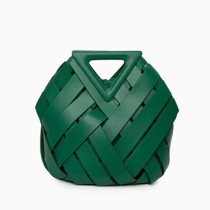 Gevlochten Leren Handtas – Voor Casual en Formele Outfits