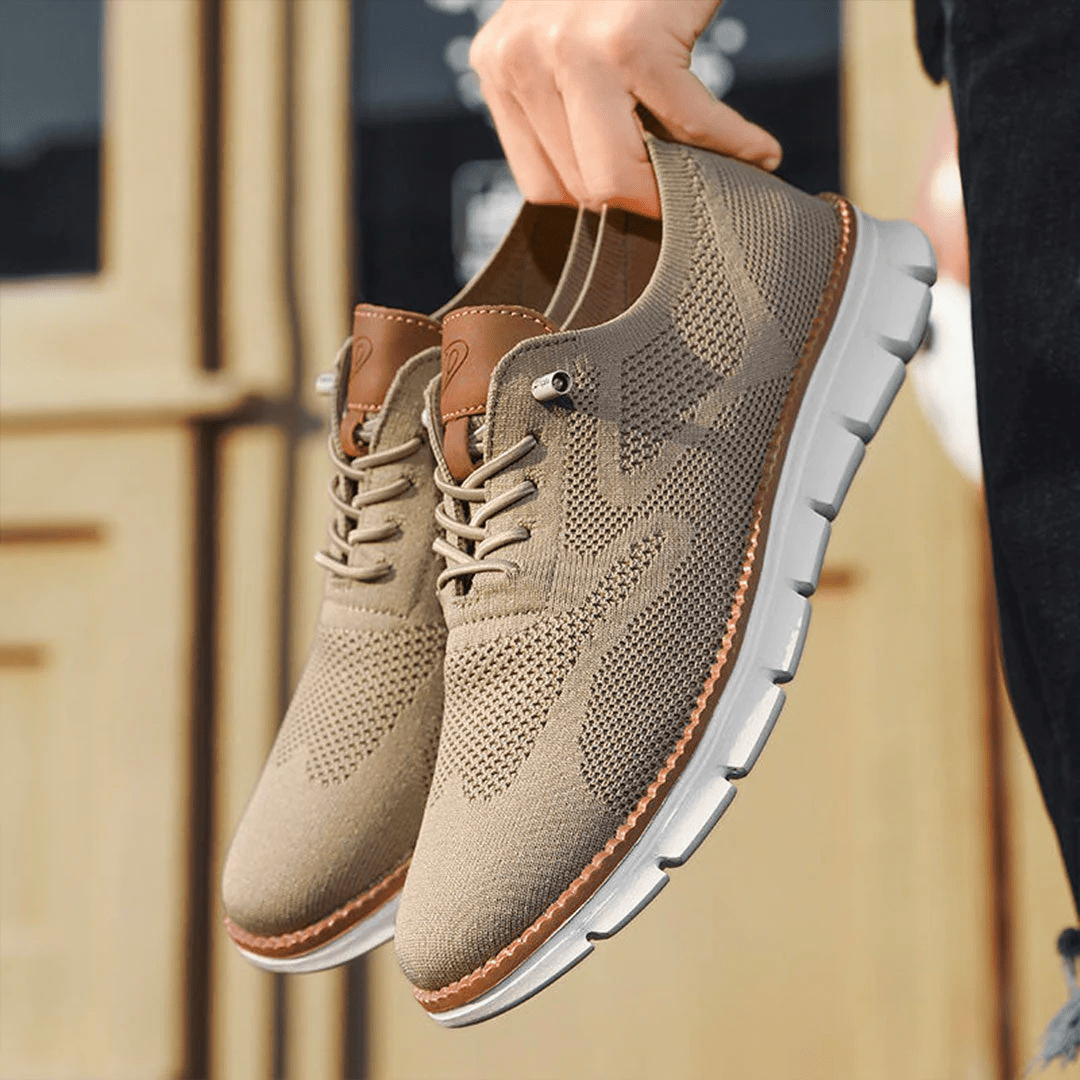 Ultrabequeme Herrenschuhe mit atmungsaktivem Design