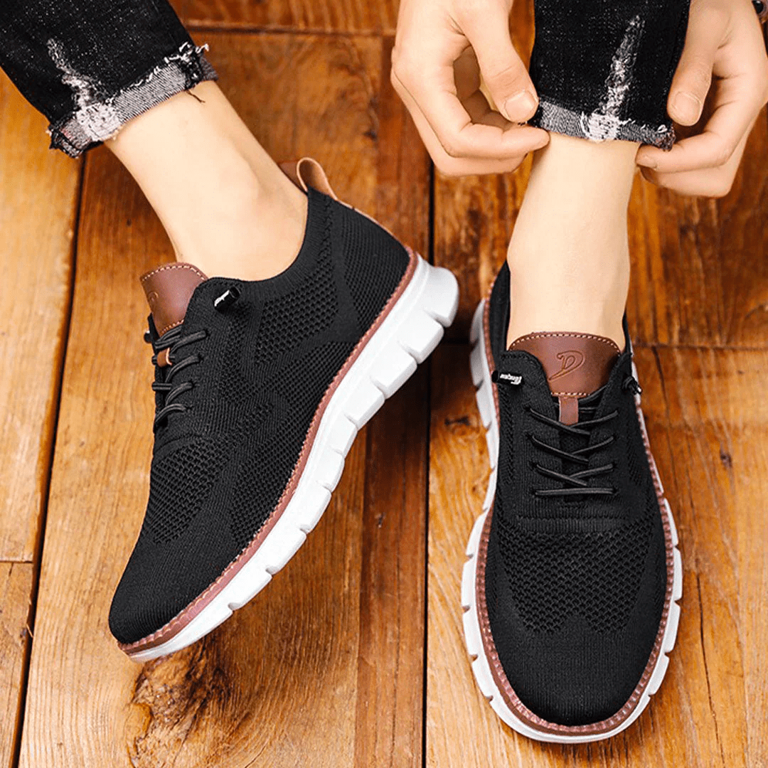 Ultrabequeme Herrenschuhe mit atmungsaktivem Design