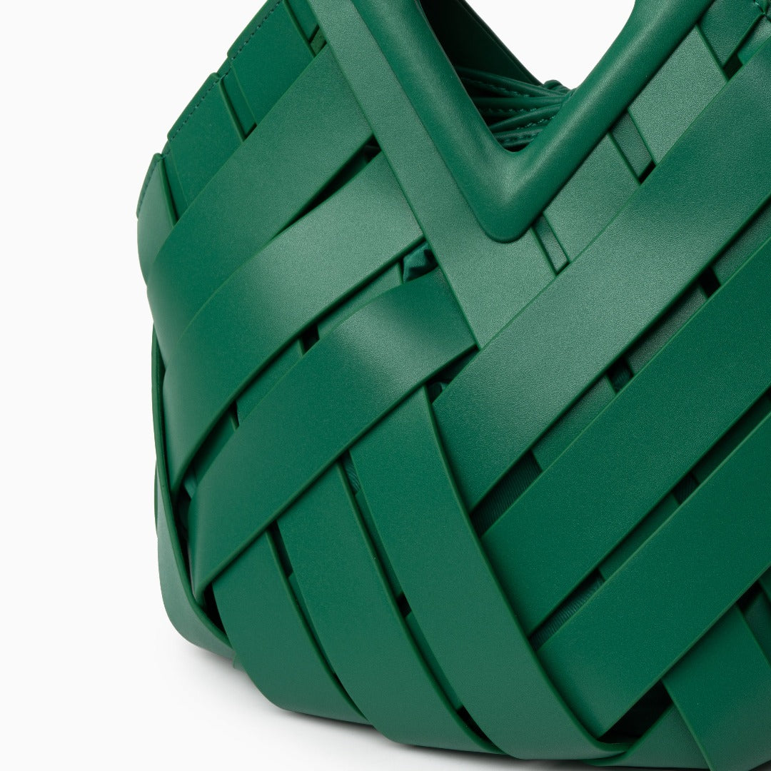 Gevlochten Leren Handtas – Voor Casual en Formele Outfits