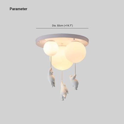 SkyDream – Kinderkamer Hanglamp met Beer & Ballon | LED Plafondlamp met Magisch Design