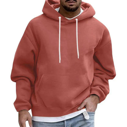 Heren Hoodie met Capuchon en Zakken in Comfort Fit