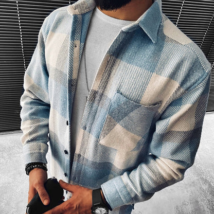 Warm Herenoverhemd – Gevoerd Shirt voor Koude Dagen