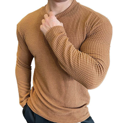 Heren Gebreide Trui met Ronde Hals – Casual American Style