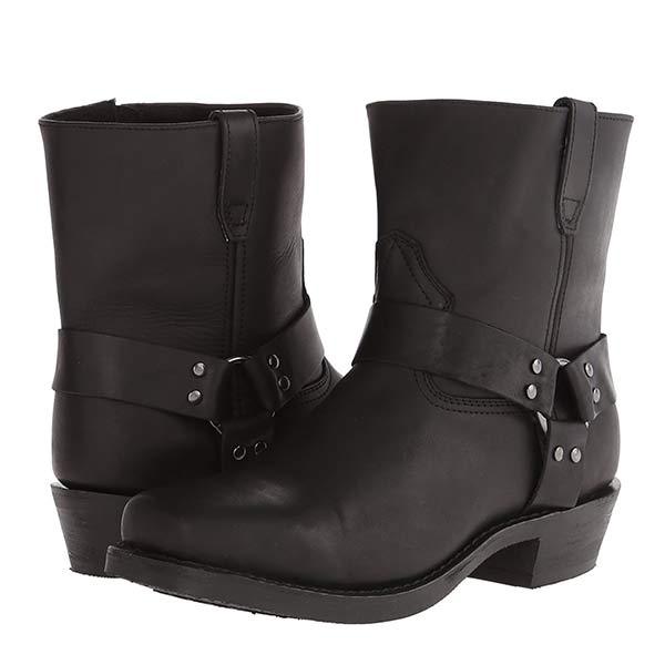 Heren Cowboylaarzen met Studs – Westernstijl met Vierkante Neus & Rits