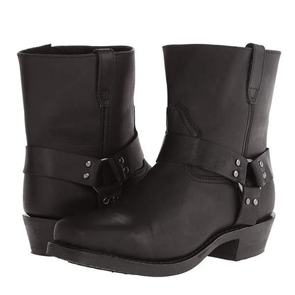 Heren Cowboylaarzen met Studs – Westernstijl met Vierkante Neus & Rits