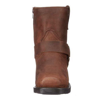 Heren Cowboylaarzen met Studs – Westernstijl met Vierkante Neus & Rits