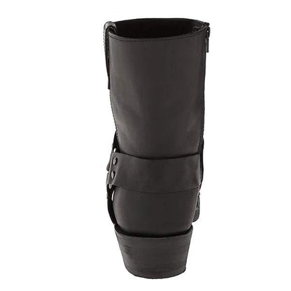 Heren Cowboylaarzen met Studs – Westernstijl met Vierkante Neus & Rits