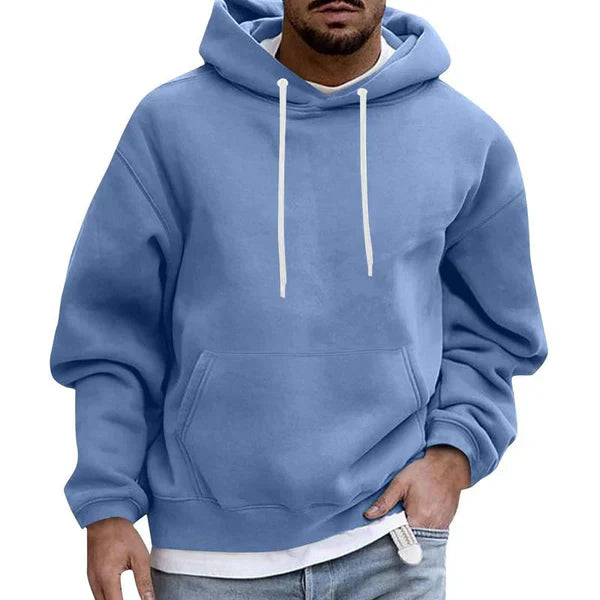 Heren Hoodie met Capuchon en Zakken in Comfort Fit