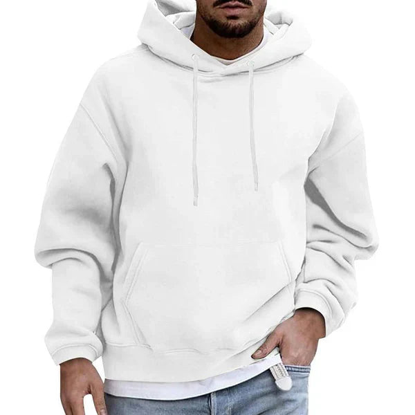 Heren Hoodie met Capuchon en Zakken in Comfort Fit