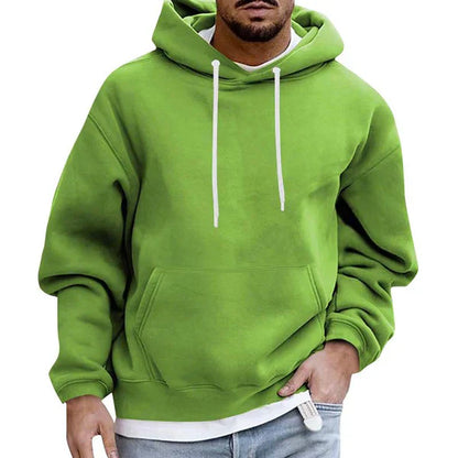 Heren Hoodie met Capuchon en Zakken in Comfort Fit