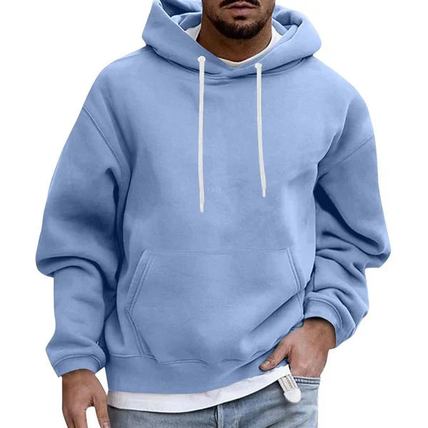 Heren Hoodie met Capuchon en Zakken in Comfort Fit