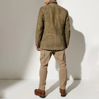 Vintage Herfstjas Heren – Klassiek & Getailleerd Tussenjack
